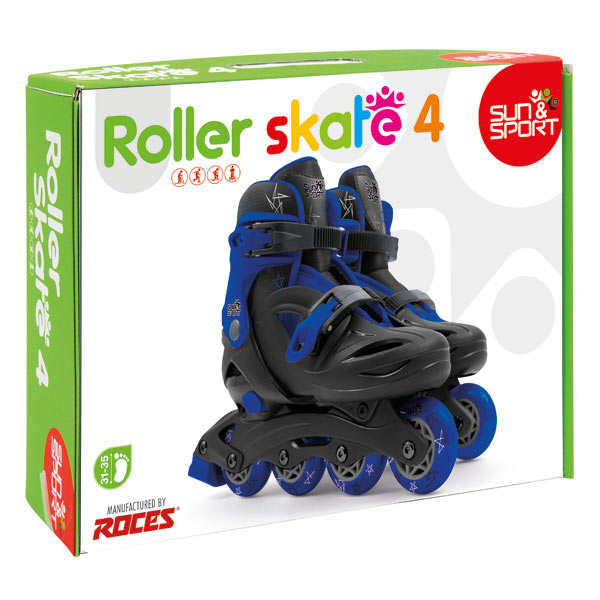 Rollers roses 31-35 SUN and SPORT : King Jouet, Skates Rollers et Patins  SUN and SPORT - Jeux Sportifs